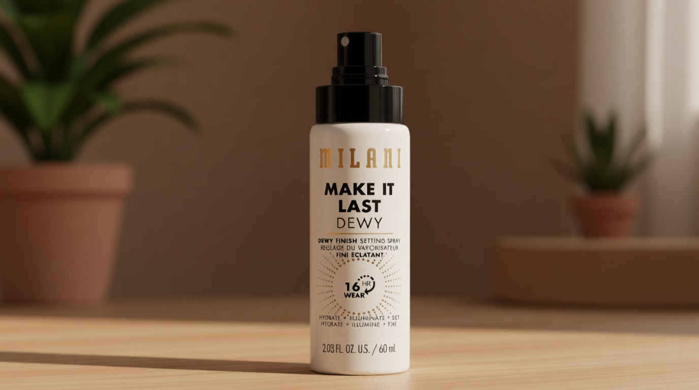 Milani Setting Spray + Primer, Make It Last Dewy - Dewy Finish Moisturizing Formula for Glow on the Go, Setting Spray for Makeup and Face Primer, Prime + Set + Hydrate, 2.03 Fl. Oz