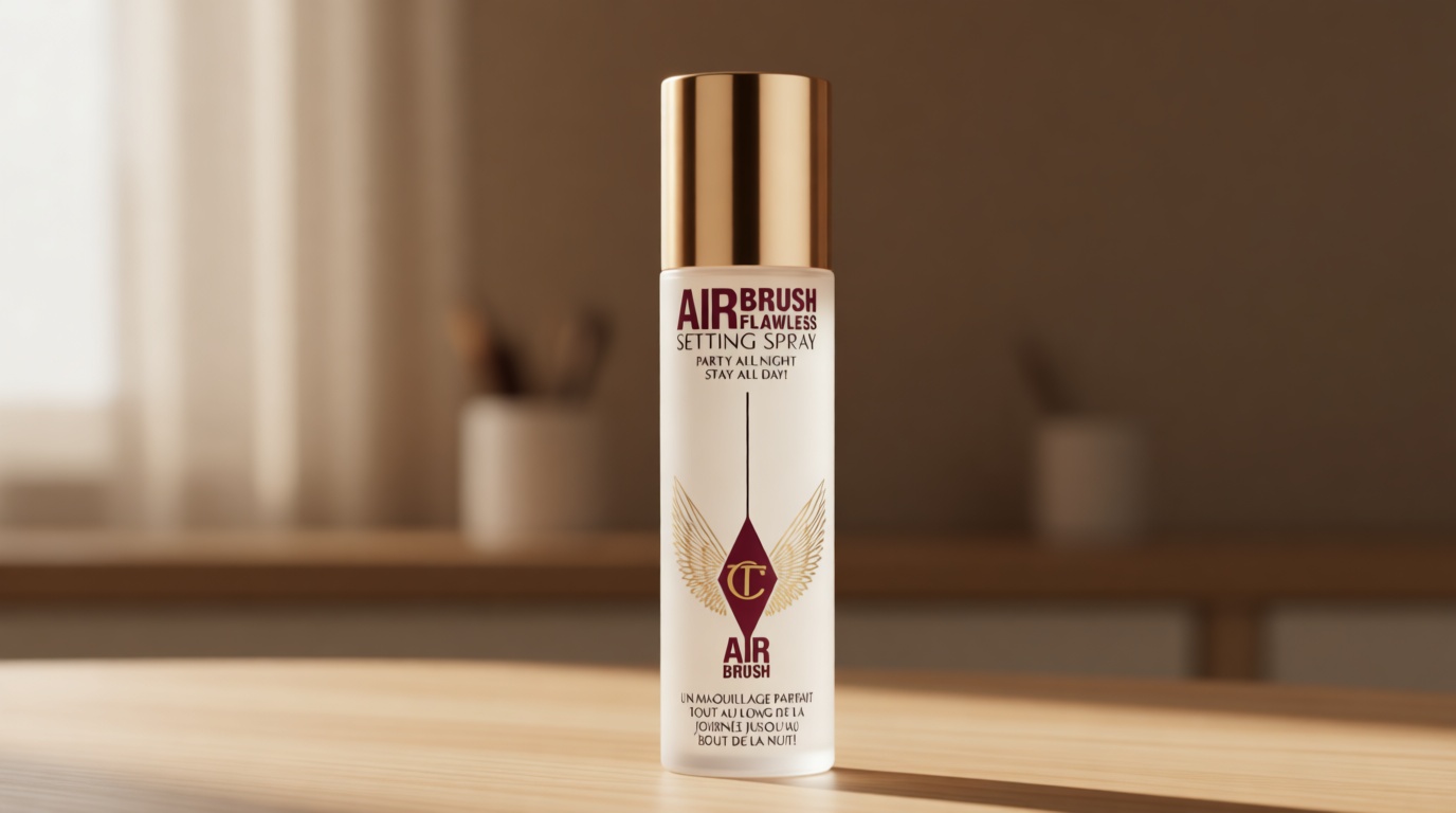 Charlotte Tilbury Airbrush Flawless Setting Spray - Ultra-Fine Hydrating Mist to Prime & Set Face Makeup For Up to 16Hr - Soothes, Blurs Pores & Calms Skin