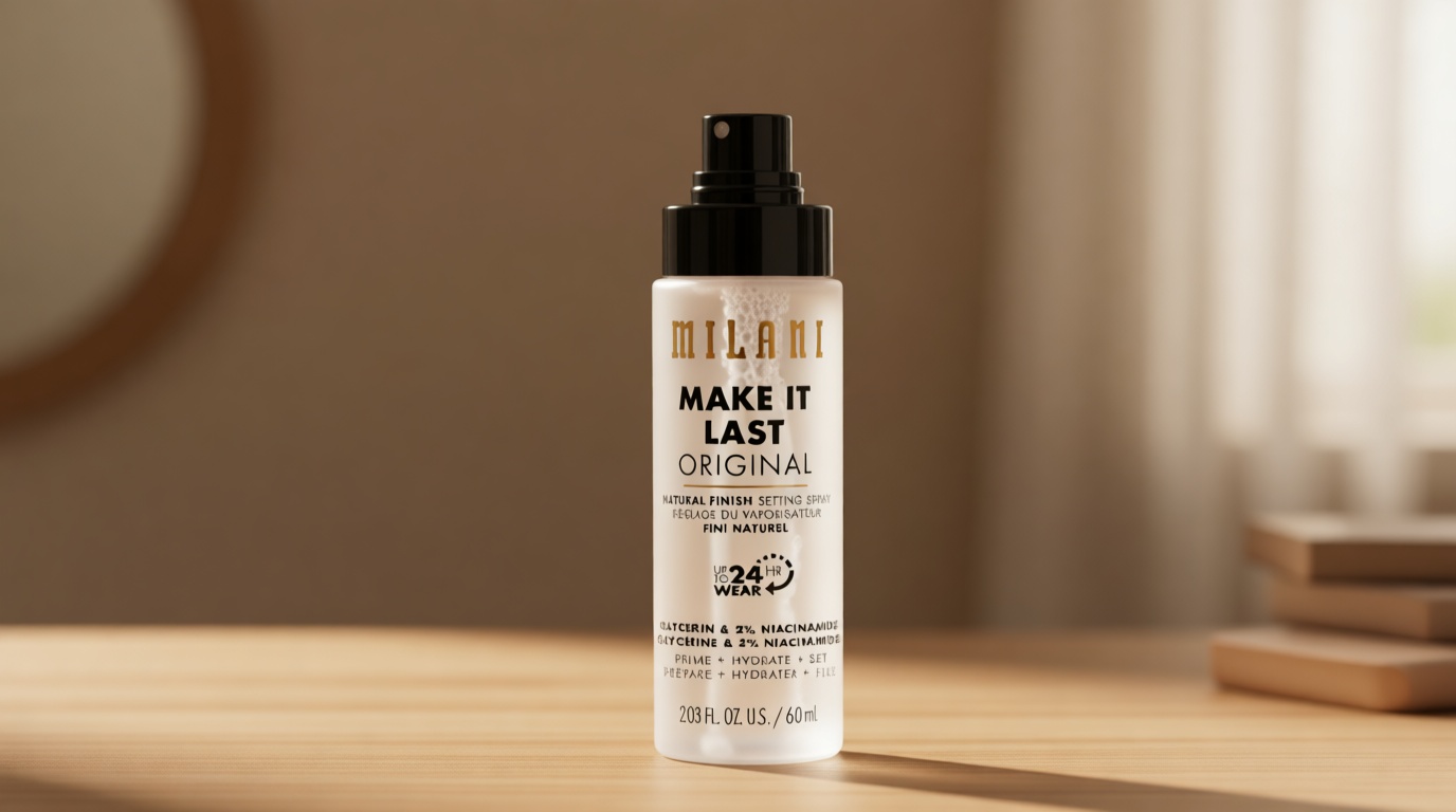 Milani Setting Spray + Primer, Make It Last Original - Natural Finish with Niacinamide for Hydration, Setting Spray for Makeup and Face Primer, 3-in-1 Prime + Hydrate + Set, 2.03 Fl. Oz