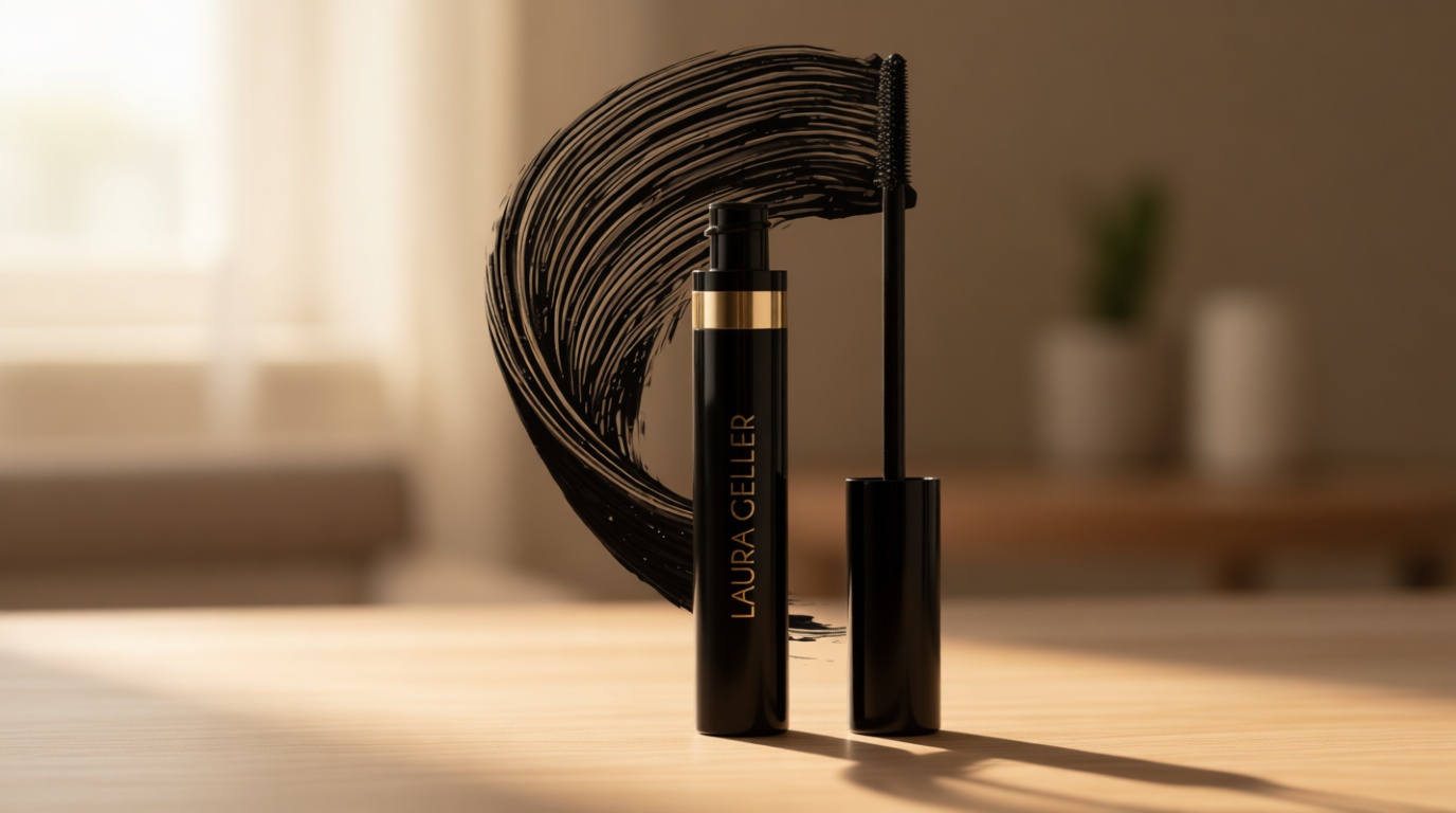 LAURA GELLER NEW YORK Kajal Longwear Mascara – Black – Volumizing, Lengthening, & Defining Mascara - Smudge‑Proof & Flake‑Proof Wear, Buildable Formula