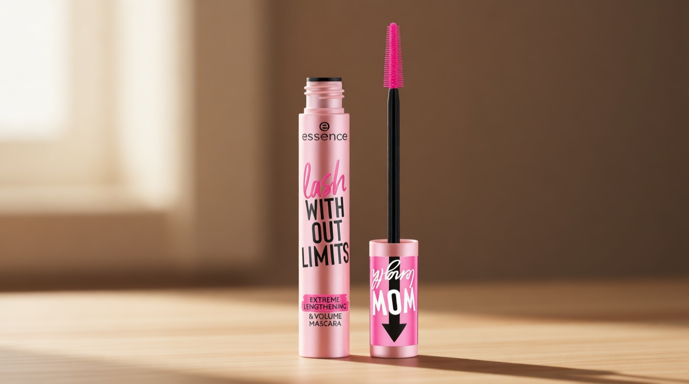 essence | Lash Without Limits Extreme Lengthening & Volume Mascara (01 | Extra Black) | Volumizing & Lengthening | Vegan, Cruelty Free & Paraben Free ClimatePartner certified