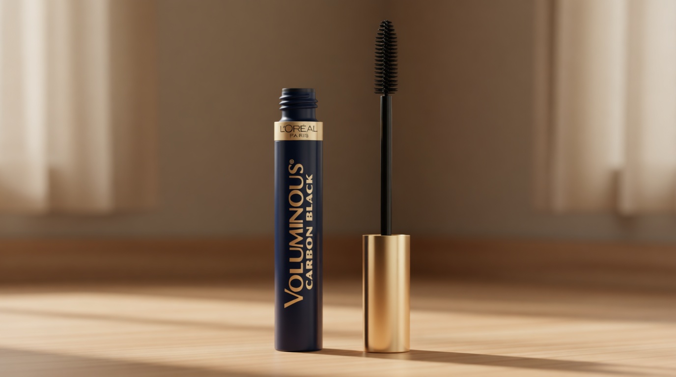 L’Oreal Paris Original Voluminous Mascara, Building Mascara Volume and Length Formula, Washable, Carbon Black, 0.26 Fl Oz., 1 Count