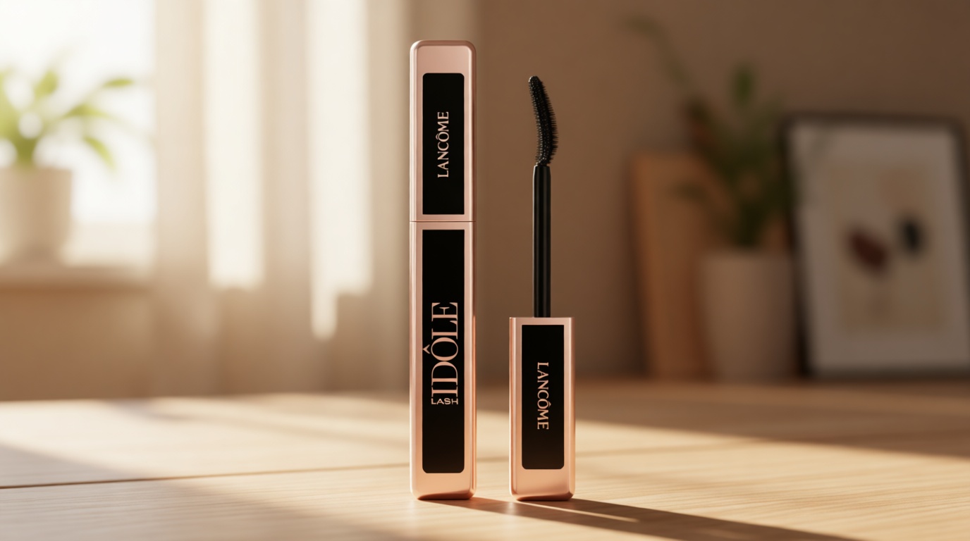 Lancôme Lash Idôle Lash-Lifting & Volumizing Mascara - Black Mascara for Instant Volume, Length & Lift - Smudge Proof & Up To 24H Wear - Black
