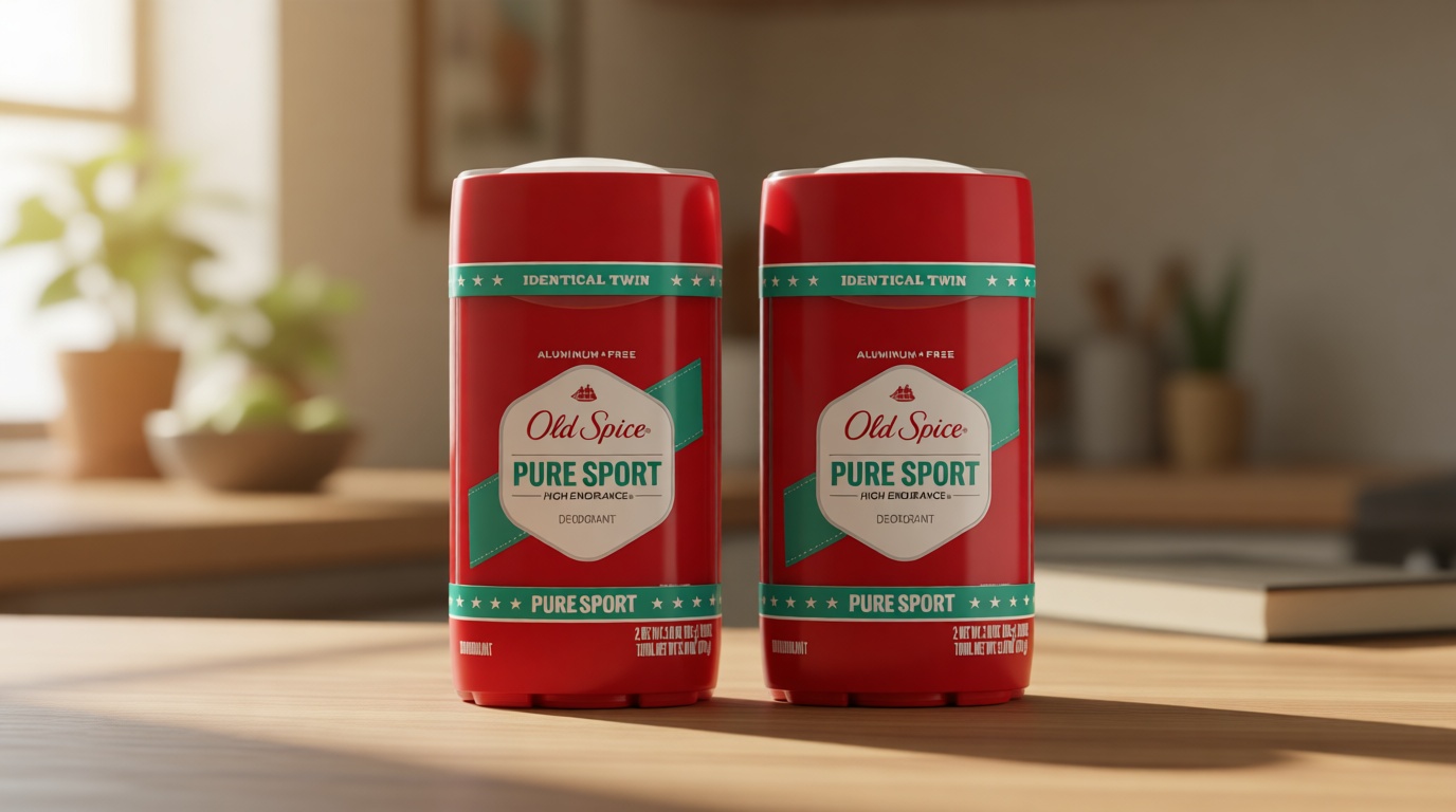 Old Spice High Endurance Deodorant for Men, Aluminum Free, Pure Sport Scent, 3.0 oz Twin Pack