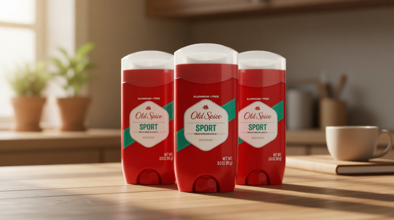 Old Spice Aluminum Free Deodorant For Men, High Endurance, 24/7 Sweat Defense & Odor Protection to Eliminate Odors, 24/7 Freshness & Lasting Scent, Sport Scent, 3.0 oz (Pack of 3)