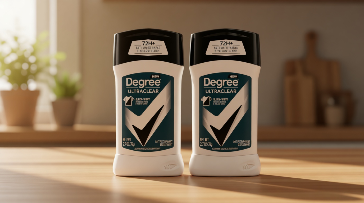 Degree Men UltraClear Antiperspirant Deodorant Black+White 2 Count 72-Hour Sweat & Odor Protection Antiperspirant For Men With MotionSense Technology 2.7 oz