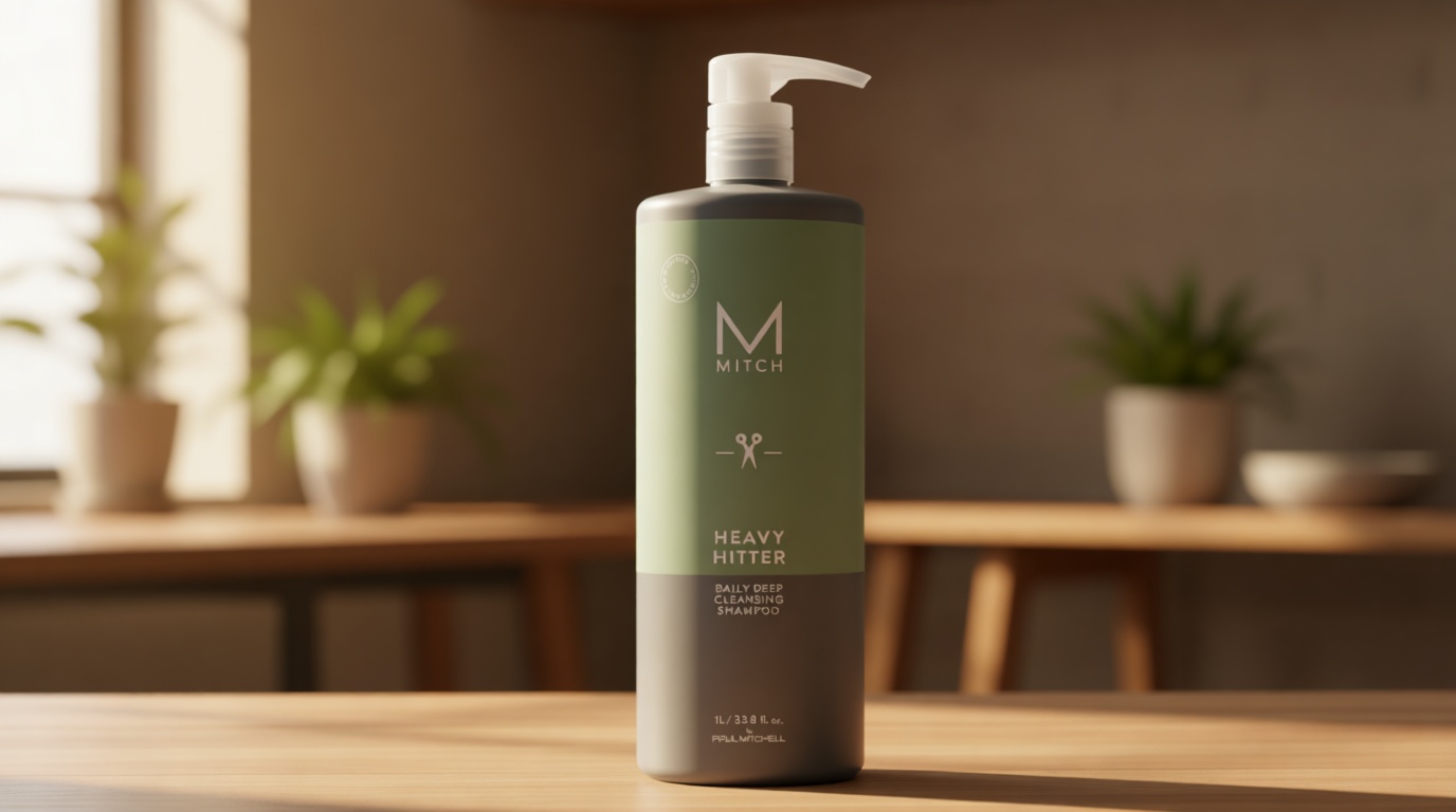MITCH by Paul Mitchell Heavy Hitter Daily Deep Cleansing Shampoo for Men, For All Hair Types