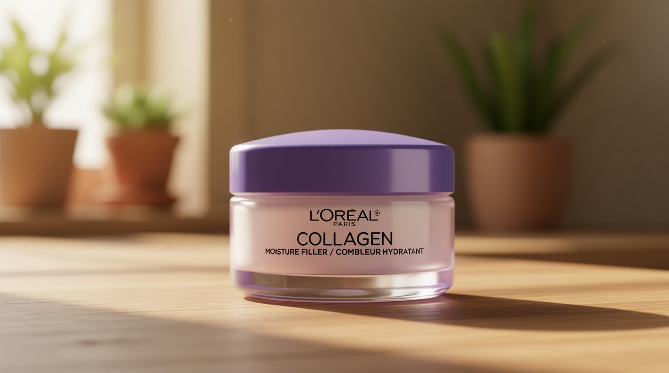 L’Oreal Paris Collagen Daily Face Moisturizer, Anti Aging Face Cream to Reduce Wrinkles and Provide Intense Hydration, 1.7 oz