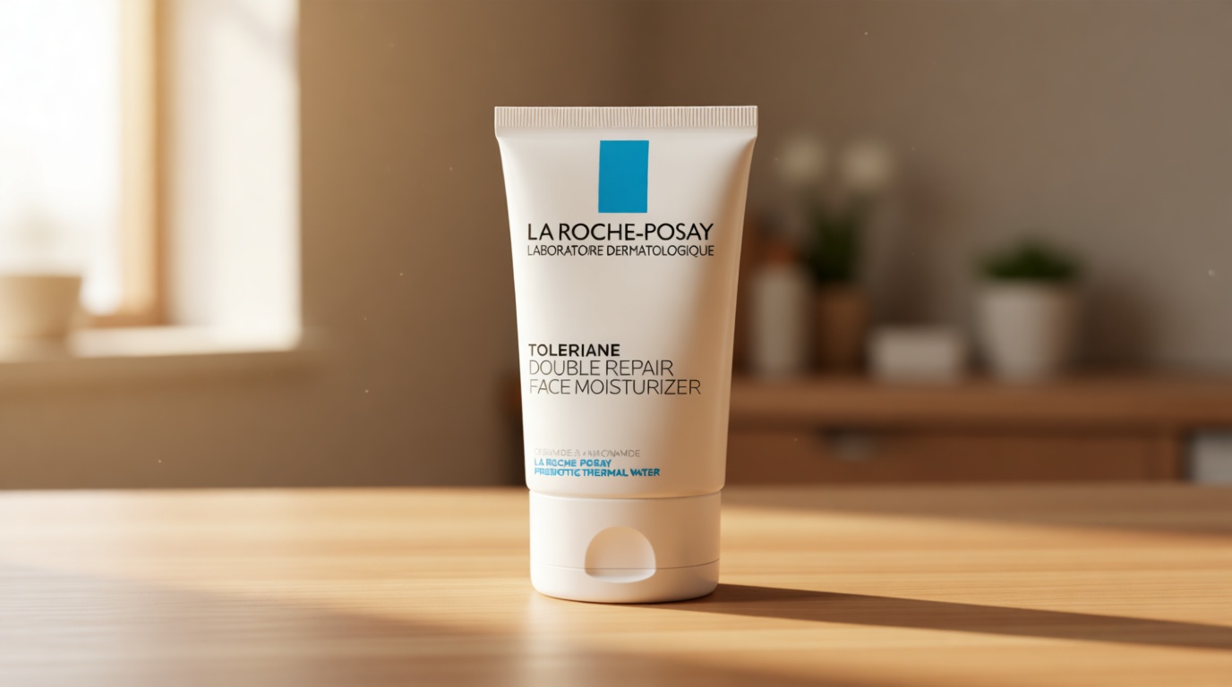 La Roche-Posay Toleriane Double Repair Face Moisturizer, Daily Moisturizer Face Cream with Ceramide & Niacinamide for All Skin Types, Immediate Comfort & Long Lasting Hydration, Fragrance Free Cradle to Cradle Certified