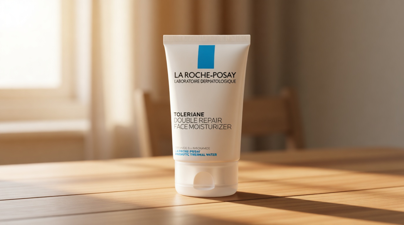 La Roche-Posay Toleriane Double Repair Face Moisturizer, Daily Moisturizer Face Cream with Ceramide & Niacinamide for All Skin Types, Immediate Comfort & Long Lasting Hydration, Fragrance Free Cradle to Cradle Certified