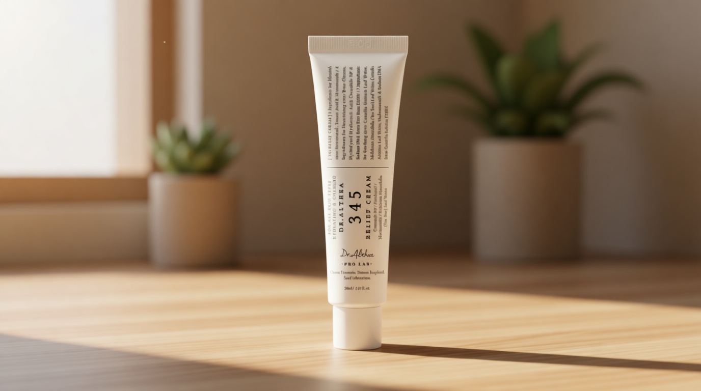 Dr.Althea 345 Relief Cream | Daily Face Moisturizer for Soothing Recovery and Blemish Care with PDRN & Niacinamide | Korean Vegan Skincare for All Skin Types, 1.69 Fl Oz (Ver.2 - Pack of 1)