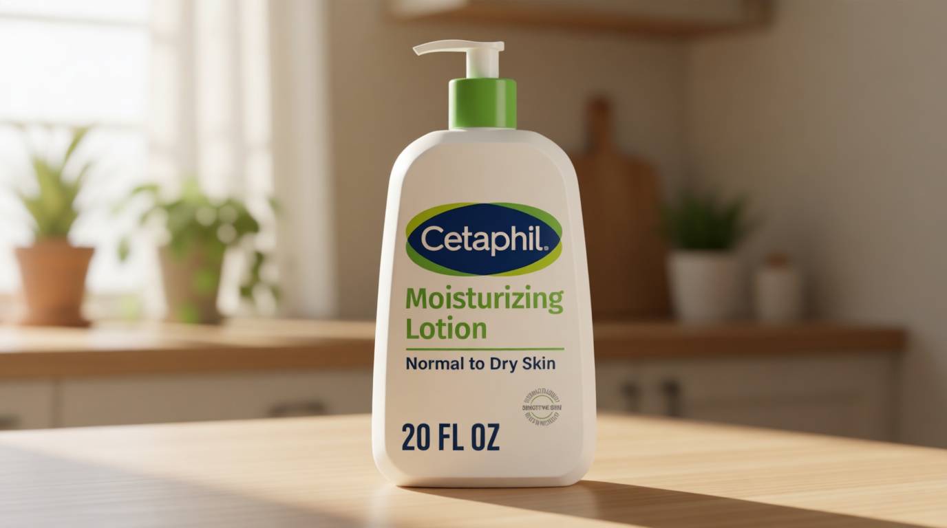 Cetaphil Face & Body Moisturizer, Hydrating Moisturizing Lotion for All Skin Types, Suitable for Sensitive Skin, NEW 20 oz, Fragrance Free, Hypoallergenic, Non-Comedogenic