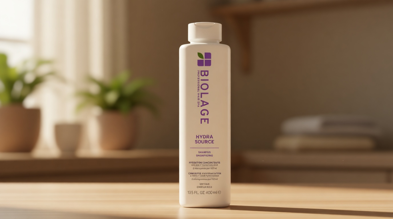 Biolage Hydra Source Shampoo - Softens, Moisturizes & Adds Shine, For Dry Hair, Infused with Micro-Filtered Aloe Vera & Fermented Hyaluronic Acid, Vegan & Paraben-Free Cradle to Cradle Certified