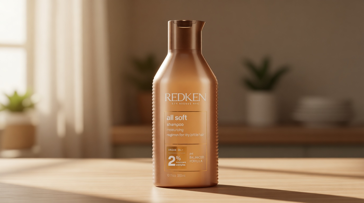 Redken All Soft Shampoo - Moisturizes & Hydrates Dry, Brittle Hair, Gently Cleanses and Softens, With Argan Oil, Safe For Color-Treated Hair Cradle to Cradle Certified
