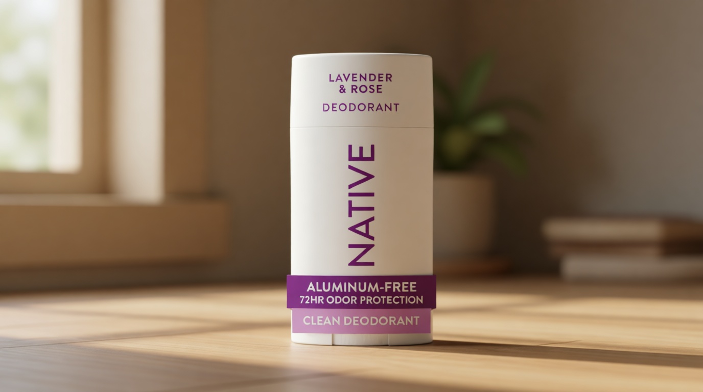 Native Deodorant Contains Naturally Derived Ingredients, 72 Hour Odor Control, Deodorant for Women and Men, Aluminum Free, Lavender & Rose 2.65oz