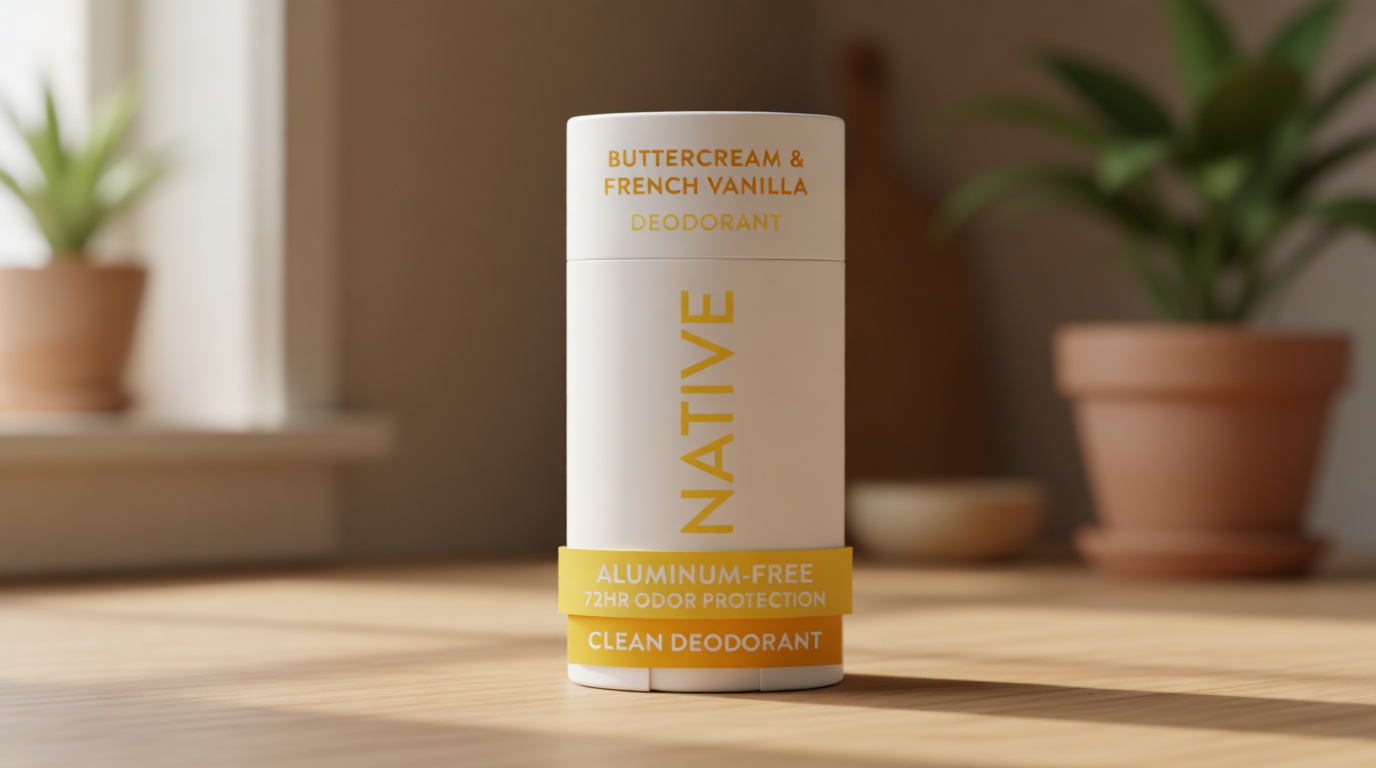 Native Deodorant Contains Naturally Derived Ingredients, 72 Hour Odor Control, Deodorant for Women and Men, Aluminum Free, Buttercream & French Vanilla 2.65oz
