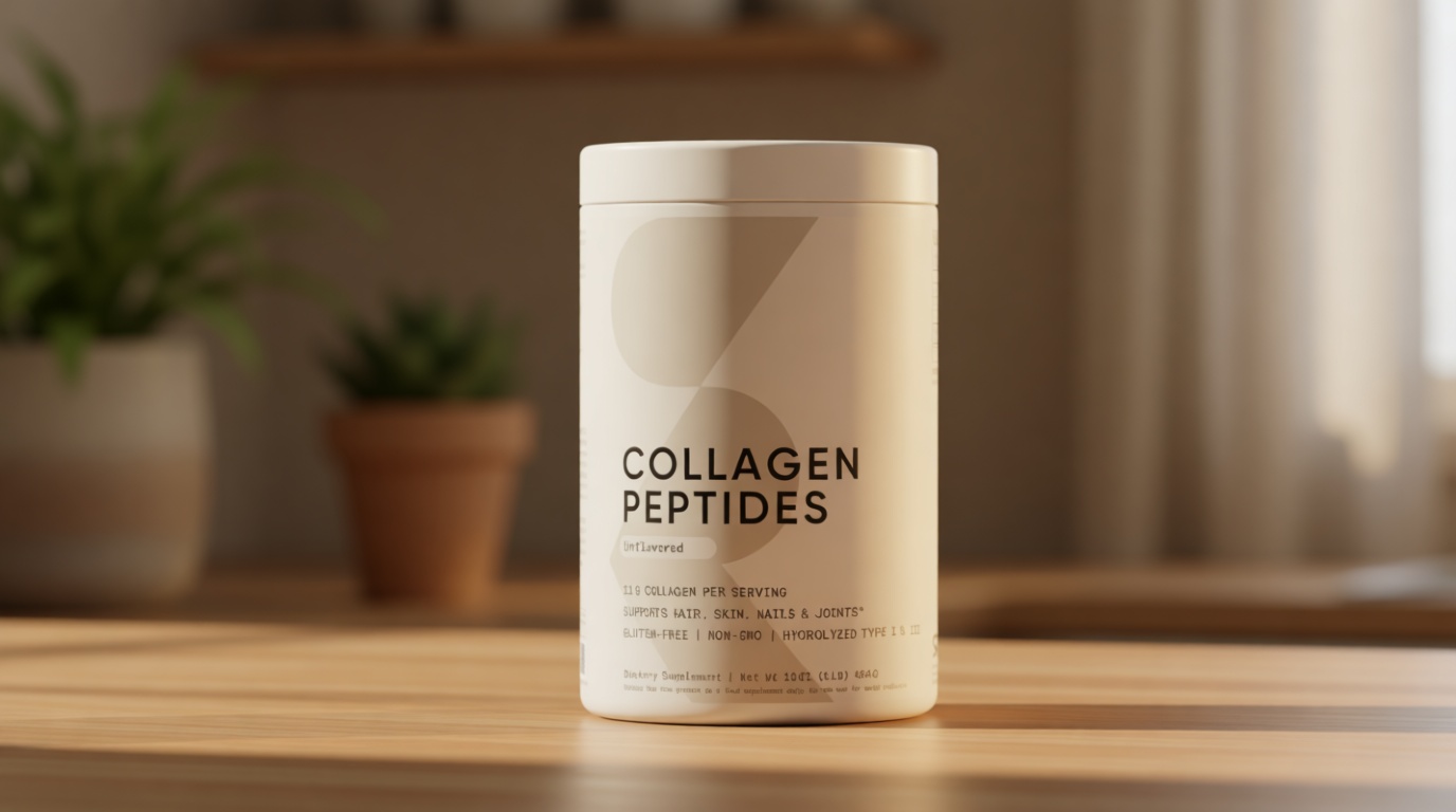 Sports Research Collagen Peptides - Hydrolyzed Type 1 & 3 Collagen Powder Protein Supplement for Healthy Skin, Nails, & Joints - Easy Mixing Vital Nutrients & Proteins, Collagen for Women & Men USDA Organic