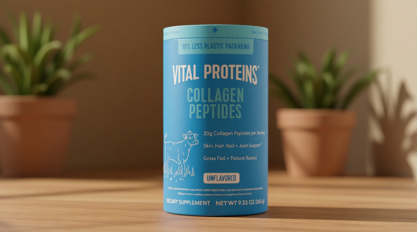 Vital Proteins Collagen Peptides Powder - Supports Hair, Nail, Skin, Bone & Joint Health, Unflavored, Collagen Protein 9.33 OZ
