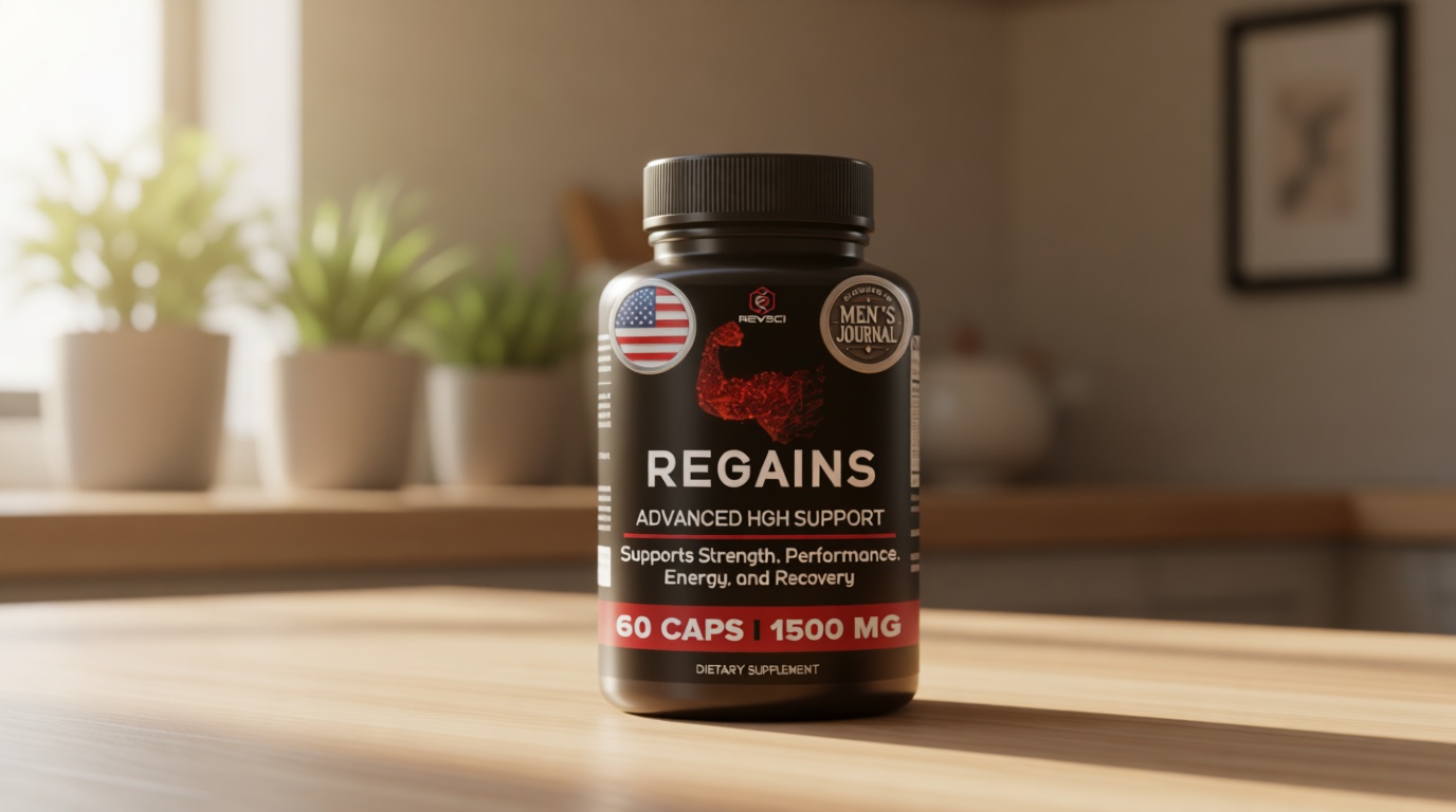 HGH Supplements for Men & Women - Regains Natural Anabolic Muscle Growth Building & Human Growth Hormone for Men, Muscle Builder for Men, Muscle Recovery Post Workout Supplement, 60 Protein Pills