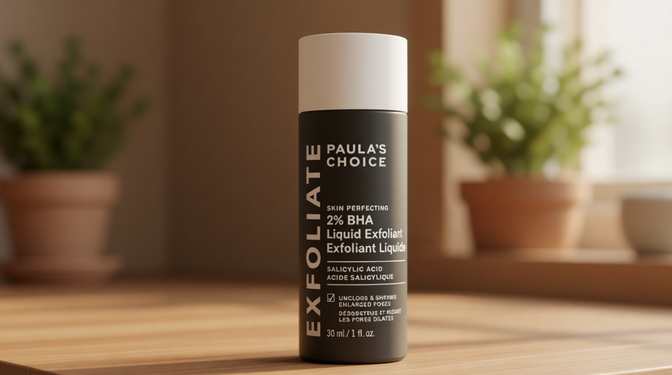 Paula's Choice SKIN PERFECTING 2% BHA Liquid Exfoliant with Salicylic Acid, Facial Polish for Pores, Wrinkles & Fine Lines, Suitable for Blackhead-Prone Skin, Fragrance-Free