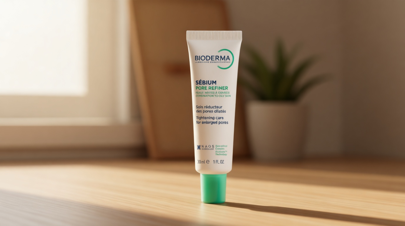 Bioderma Sébium Pore Refiner Cream,Pore Minimizer for Face,Makeup Primer for Oily and Acne-Prone Skin