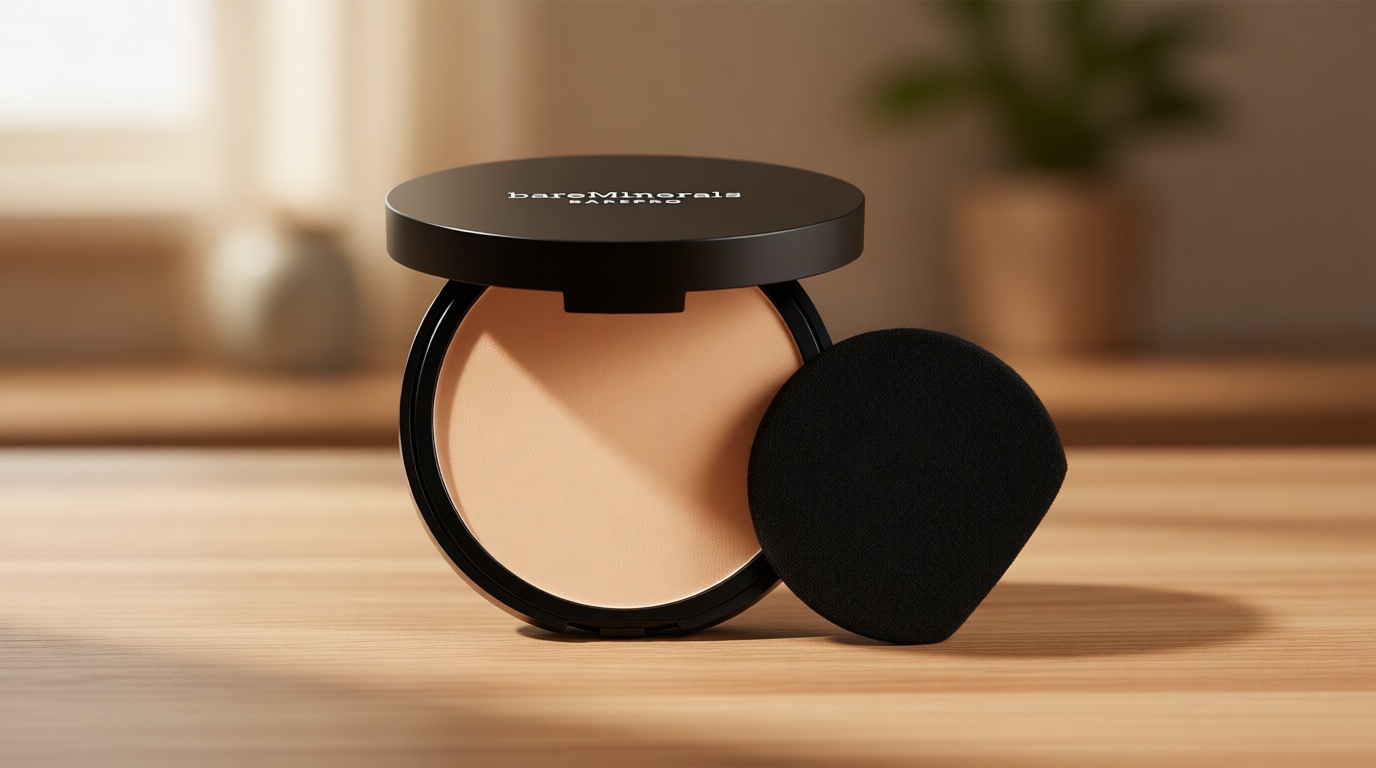 bareMinerals Barepro Skin-Perfecting Powder Foundation, Matte Pressed Powder Foundation Full Coverage, Oil Control, Dermatologist-Tested, Longwear Mineral Matte Complexion