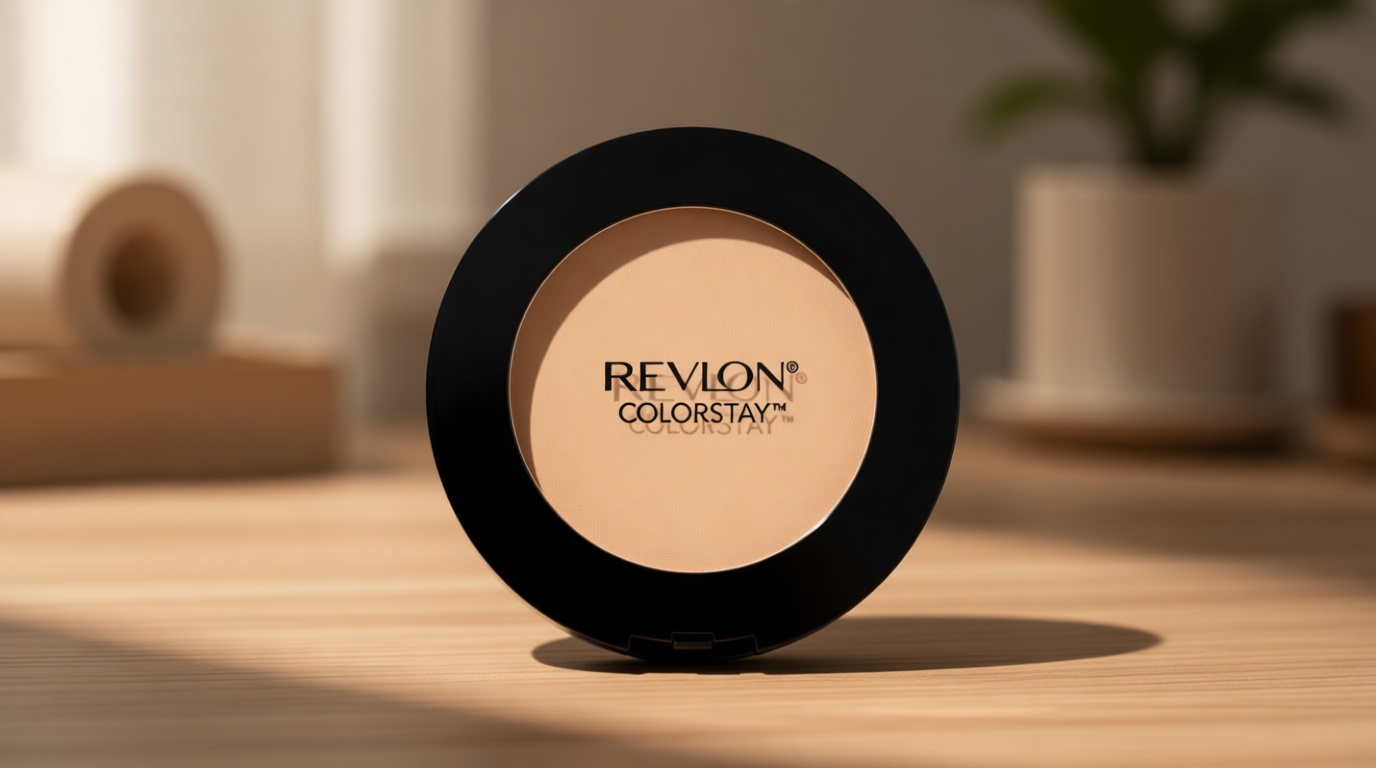 Revlon ColorStay Pressed Powder Face Makeup, Longwearing, Fragrance-Free, Noncomedogenic, 830 Light Medium, 0.3 oz