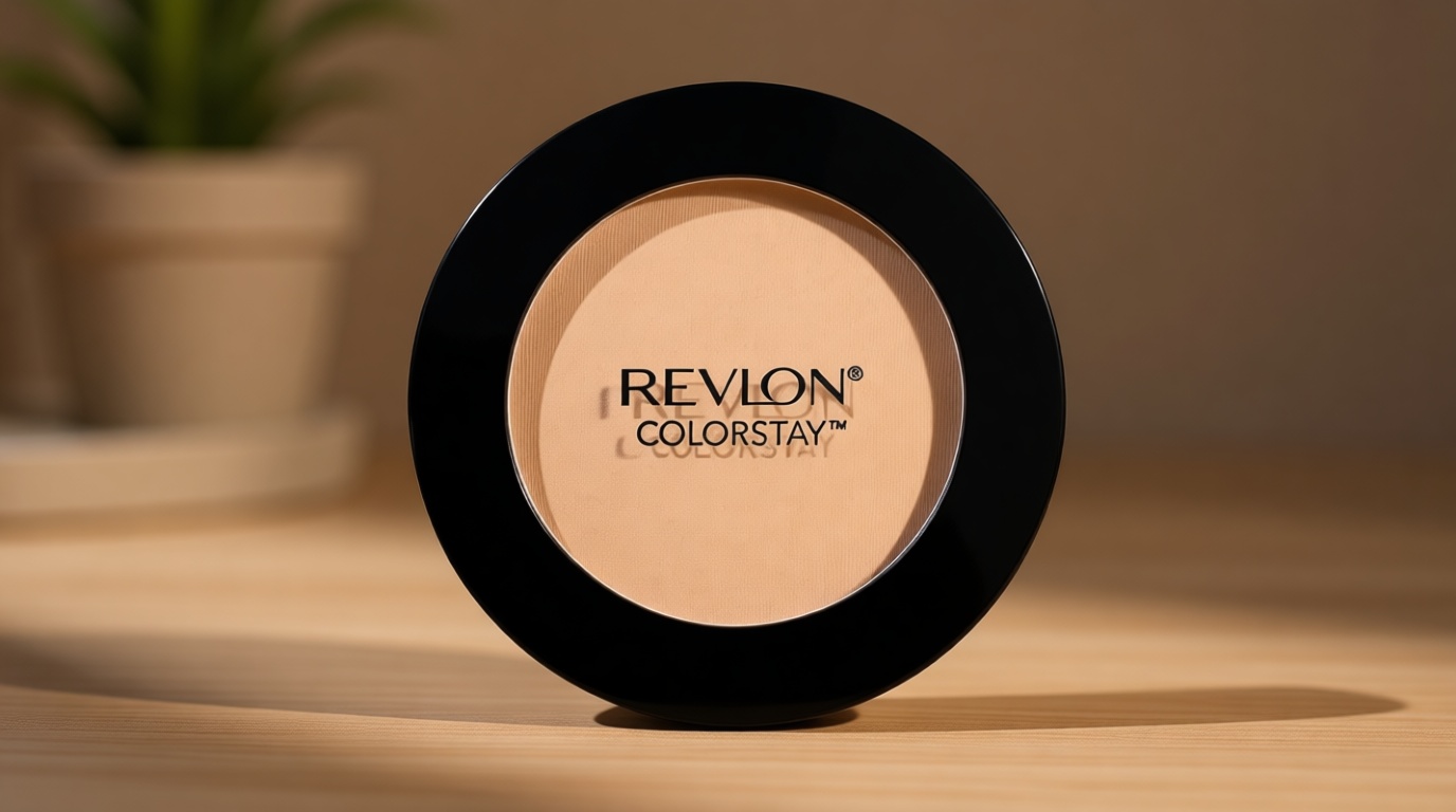 Revlon ColorStay Pressed Powder Face Makeup, Longwearing, Fragrance-Free, Noncomedogenic, 830 Light Medium, 0.3 oz