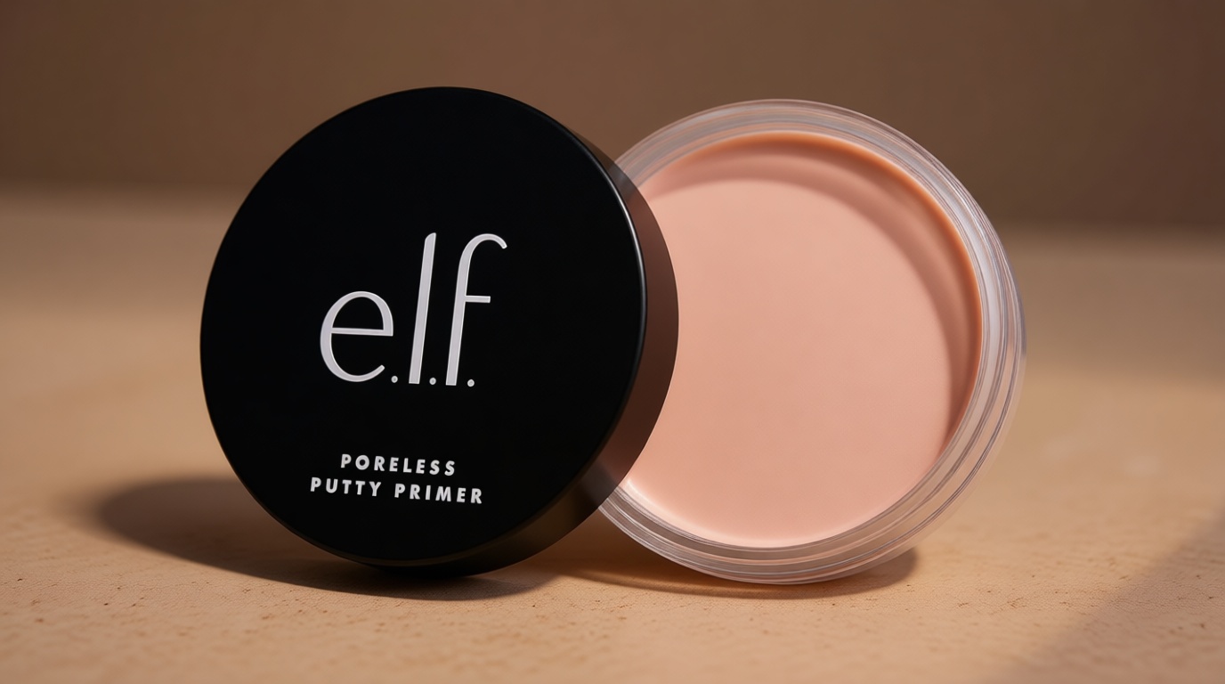 e.l.f. Poreless Face Primer, Skin-Perfecting & Lightweight, Long Lasting, Smooths & Preps to Create Flawless Base, Infused with Tea Tree and Vitamins A & E, 0.74 oz (21g)