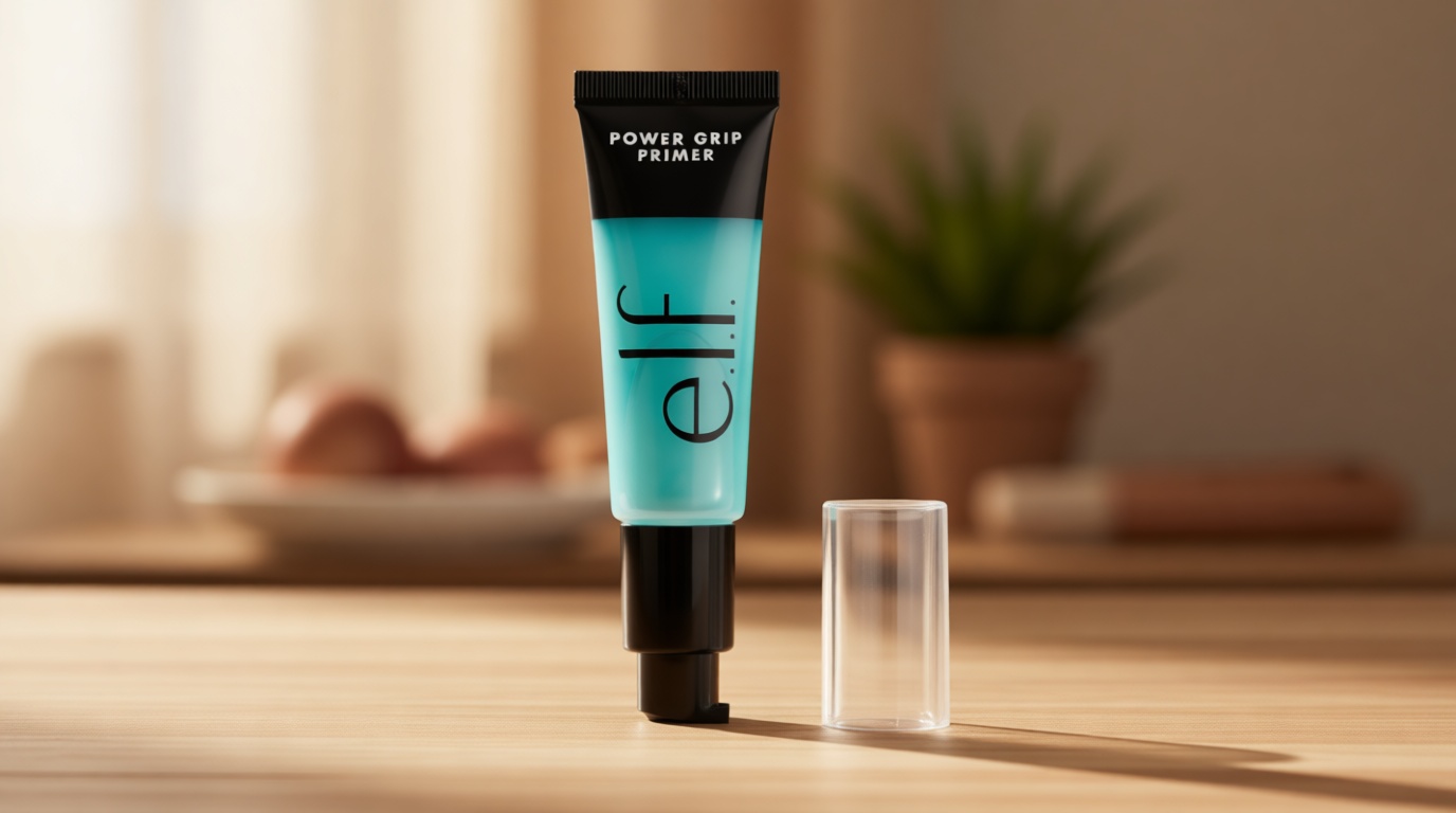 e.l.f. Power Grip Primer, Gel-Based & Hydrating Face Primer For Smoothing Skin & Gripping Makeup, Moisturizes & Primes, 0.811 Fl Oz (24 ml.)