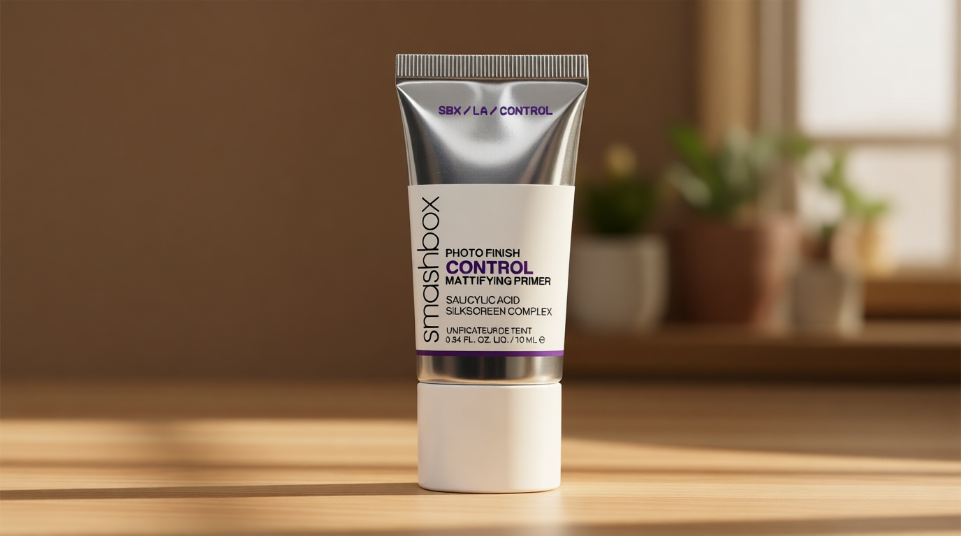 Smashbox Photo Finish Oil Control Primer | Mattifying Oil-Control Makeup Primer for 12 Hours with Salicylic Acid, Witch Hazel and Zinc to Strengthen + Hydrate Skin