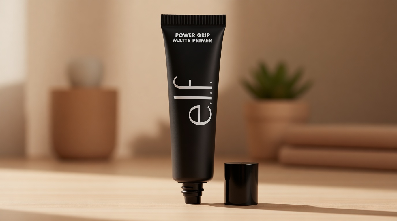 e.l.f. Power Grip Matte Primer, Gel-Based & Hydrating Face Primer For Smoothing Skin & Gripping Makeup, Moisturizes & Primes, Vegan & Cruelty-Free