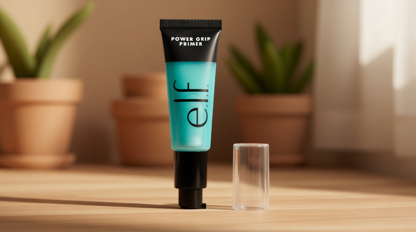 e.l.f. Power Grip Primer, Gel-Based & Hydrating Face Primer For Smoothing Skin & Gripping Makeup, Moisturizes & Primes, 0.811 Fl Oz (24 ml.)