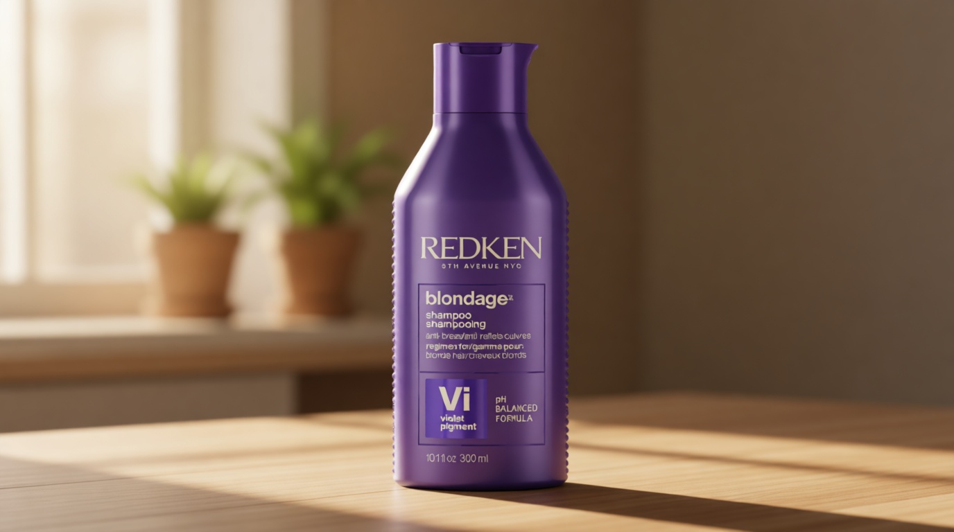 Redken Blondage Purple Shampoo For Blonde, Bleached or Highlighted Hair - Neutralizes Brassy Tones With Salicylic Acid, Color Depositing Cradle to Cradle Certified