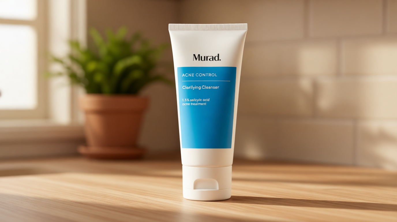 Murad Acne Control Clarifying Cleanser – Salicylic Acid & Green Tea Formula for Acne, Deep Pore Cleansing, Oil Control & Breakout Prevention for Clear, Balanced, Healthy-Looking Skin