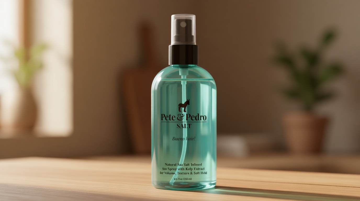 Pete & Pedro SALT - Natural Sea Salt Spray for Hair Men & Women, Adds Instant Volume, Texture, Thickness, & Light Hold | Texturizing & Thickening | As Seen on Shark Tank, 8.5 oz.
