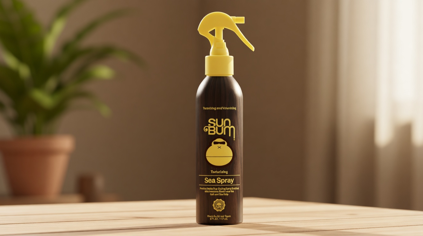 Sun Bum Sea Spray | Texturizing and Volumizing Sea Salt Spray | UV Protection With a Matte Finish | Medium Hold | For All Hair Types | 6 FL OZ Bottle | Texturizing, Volumizing, UV Protection, Matte Finish, All Hair Types, 6 FL OZ