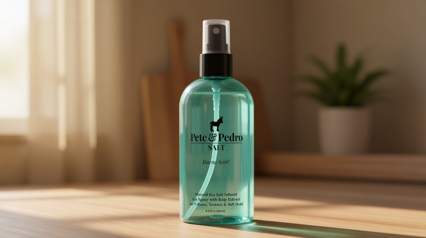 Pete & Pedro SALT - Natural Sea Salt Spray for Hair Men & Women, Adds Instant Volume, Texture, Thickness, & Light Hold | Texturizing & Thickening | As Seen on Shark Tank, 8.5 oz.
