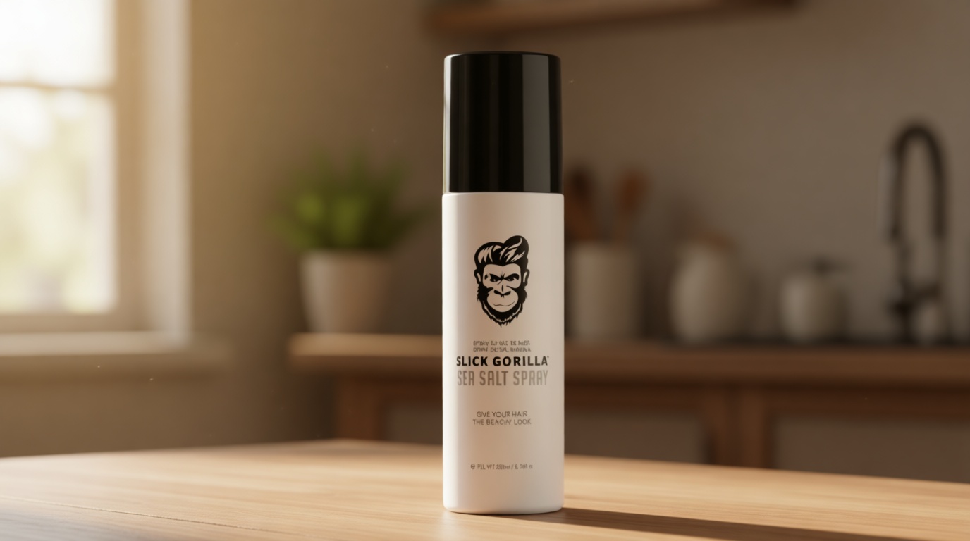 Slick Gorilla Sea Salt Spray for Men 200ml (6.76 fl oz) | Texturizing Sea Salt Hair Spray | Lightweight Volume Mist | Matte Finish | Natural Texture | Flexible Hold