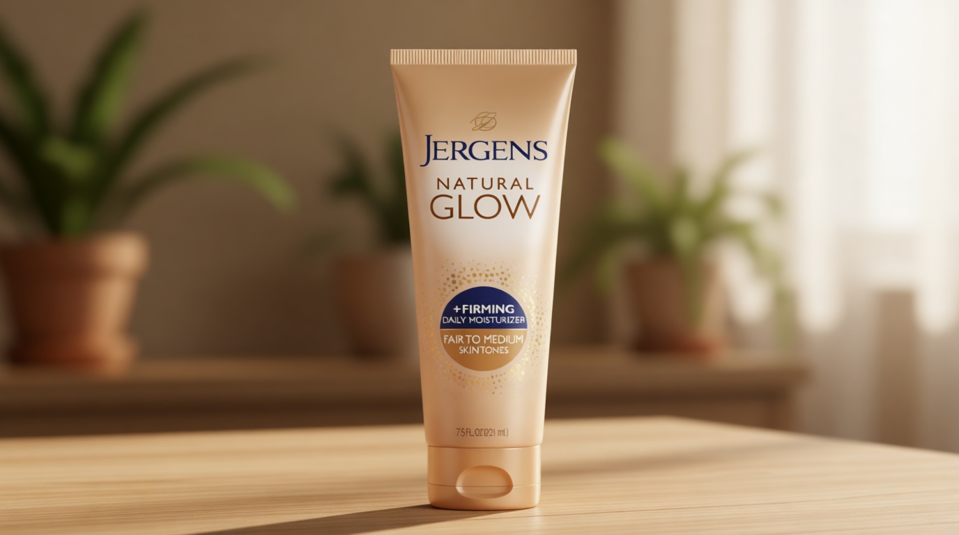 Jergens Natural Glow Daily Firming Moisturizer, For Fair to Medium Skin Tones, 7.5 oz