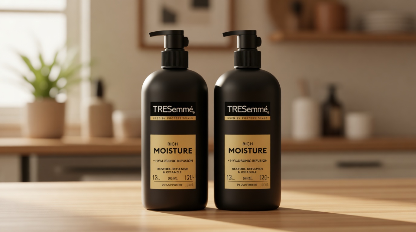 TRESemmé Rich Moisture Shampoo and Conditioner 2 Count Rich Moisture for Dry Hair Formulated With Vitamin E and Biotin 28 oz