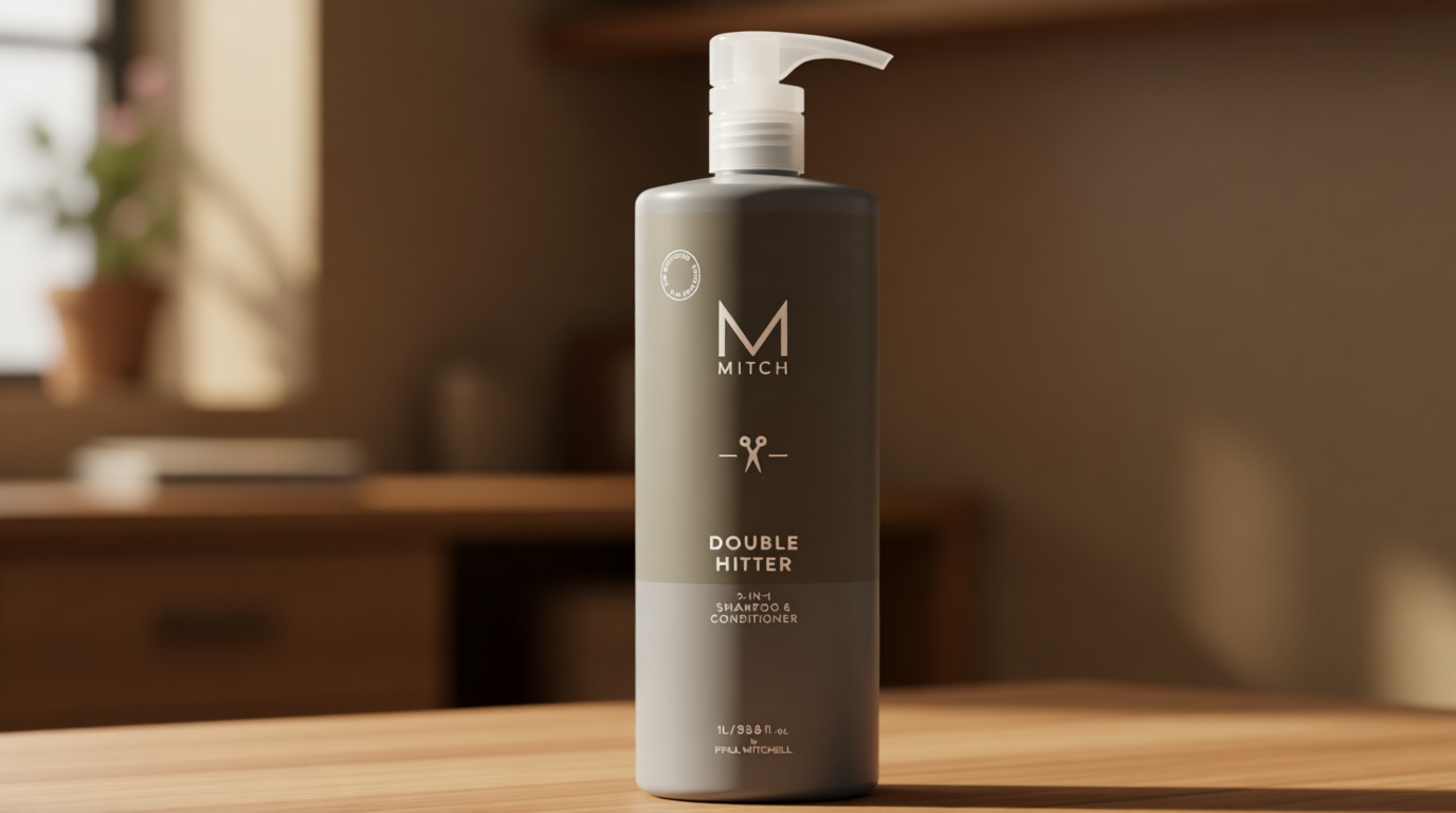 MITCH by Paul Mitchell Double Hitter 2-in-1 Shampoo & Conditioner for Men, For All Hair Types
