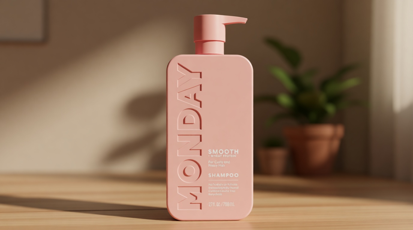 MONDAY HAIRCARE SMOOTH Shampoo with Wheat Protein & Avocado Oil for Frizz-Prone Hair 798 mL