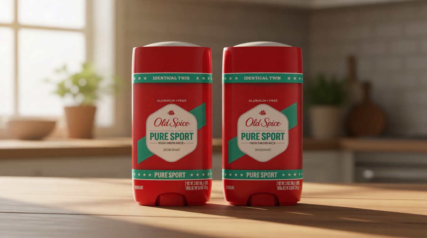 Old Spice High Endurance Deodorant for Men, Aluminum Free, Pure Sport Scent, 3.0 oz Twin Pack