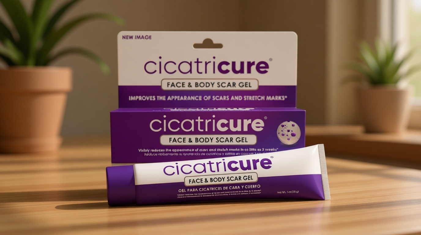 Cicatricure Advanced Scar Gel for Face & Body - Proven Results in 2 Weeks, Scar Treatment for Surgical Scars, Stretch Marks, Scars of Burns and Injuries, Acne Scar Treatment, 1 oz (28 g)