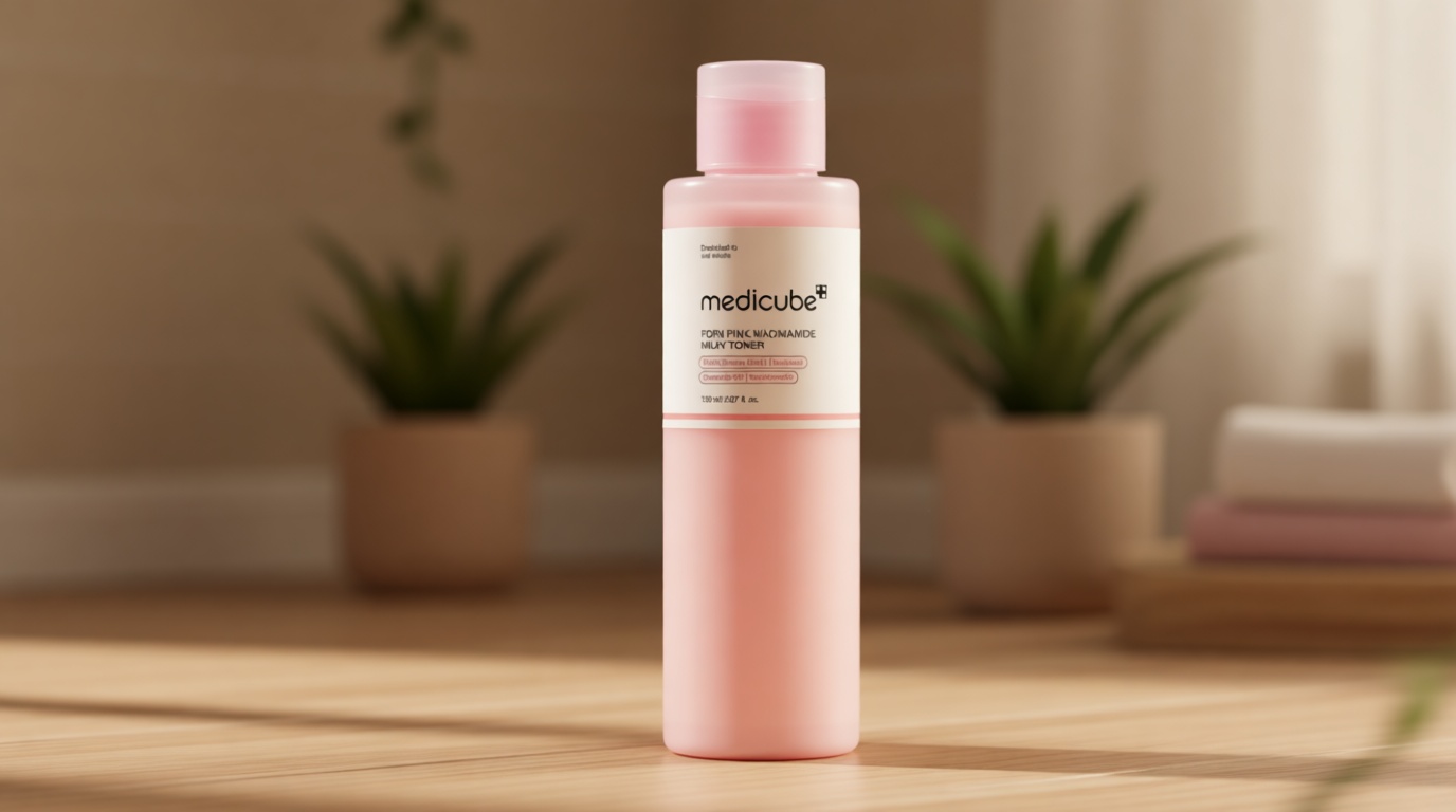 medicube PDRN Toner Salmon DNA Milky Toner | for Hydrating, Moisturizing, Soothing with Ceramide, Peptide | Glass Glow Skin | Korean Skincare, 5.07 fl.oz