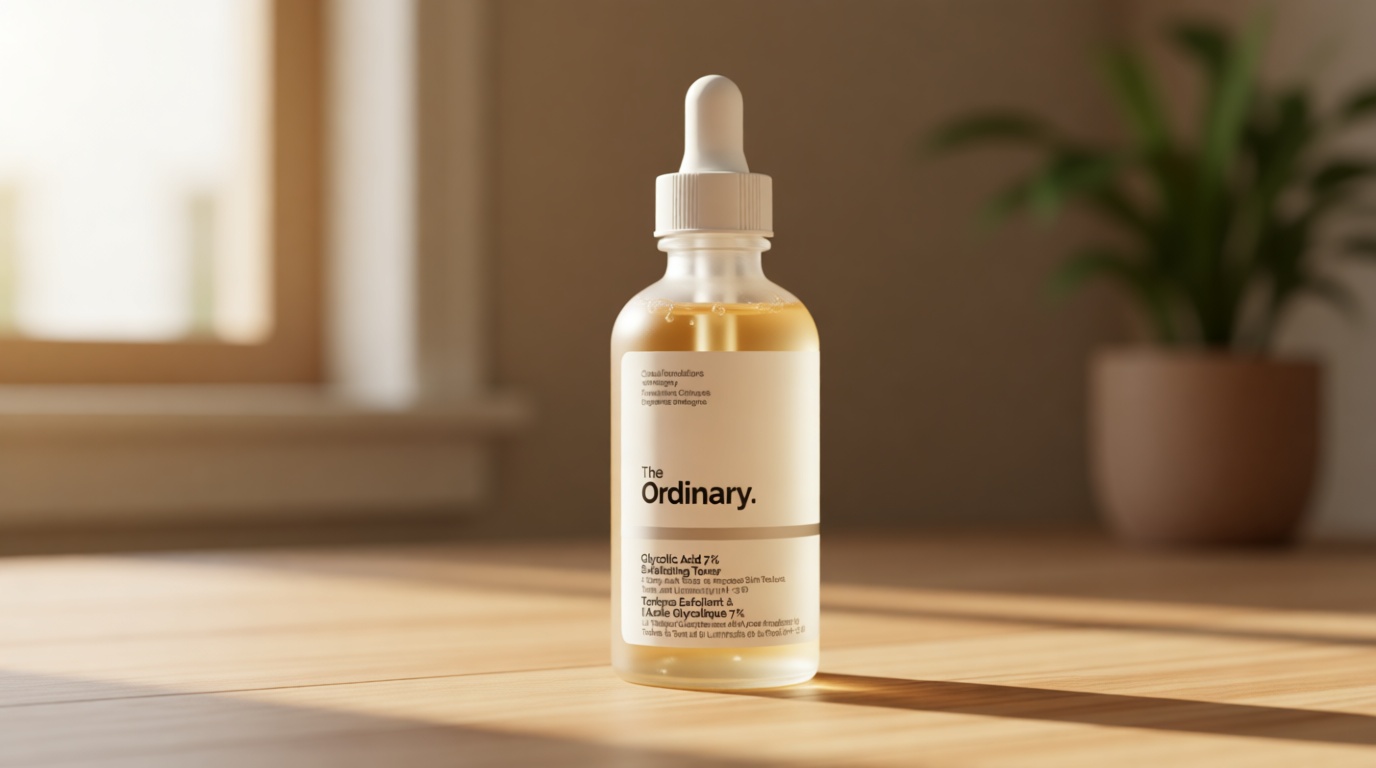 The Ordinary Glycolic Acid 7% Exfoliating Toner, Brightening and Smoothing Daily Toner for More Even-Looking Skin Tone