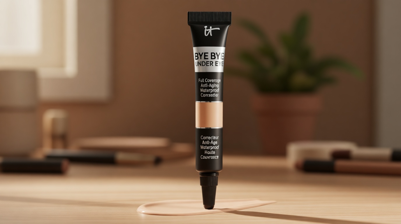 IT Cosmetics Bye Bye Under Eye Concealer - Full Coverage, Water-Resistant, Brightening Concealer For Dark Circles, Fine Lines, Redness, Discoloration, Anti-Aging Color Corrector, 24H Wear- 0.4 fl oz