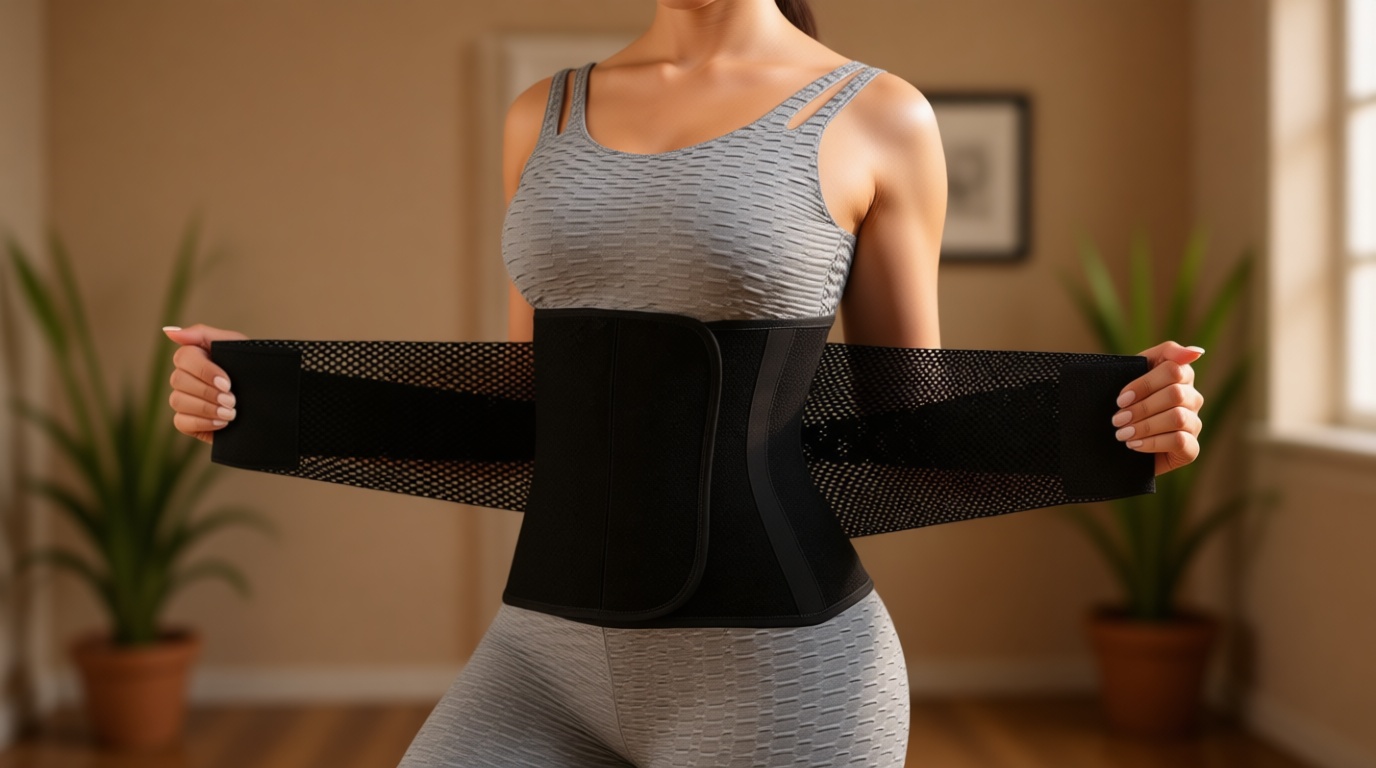 ChongErfei Waist Trainer Belt for Women Man - Waist Trimmer Ab Belt - Tummy Control Body Shaper