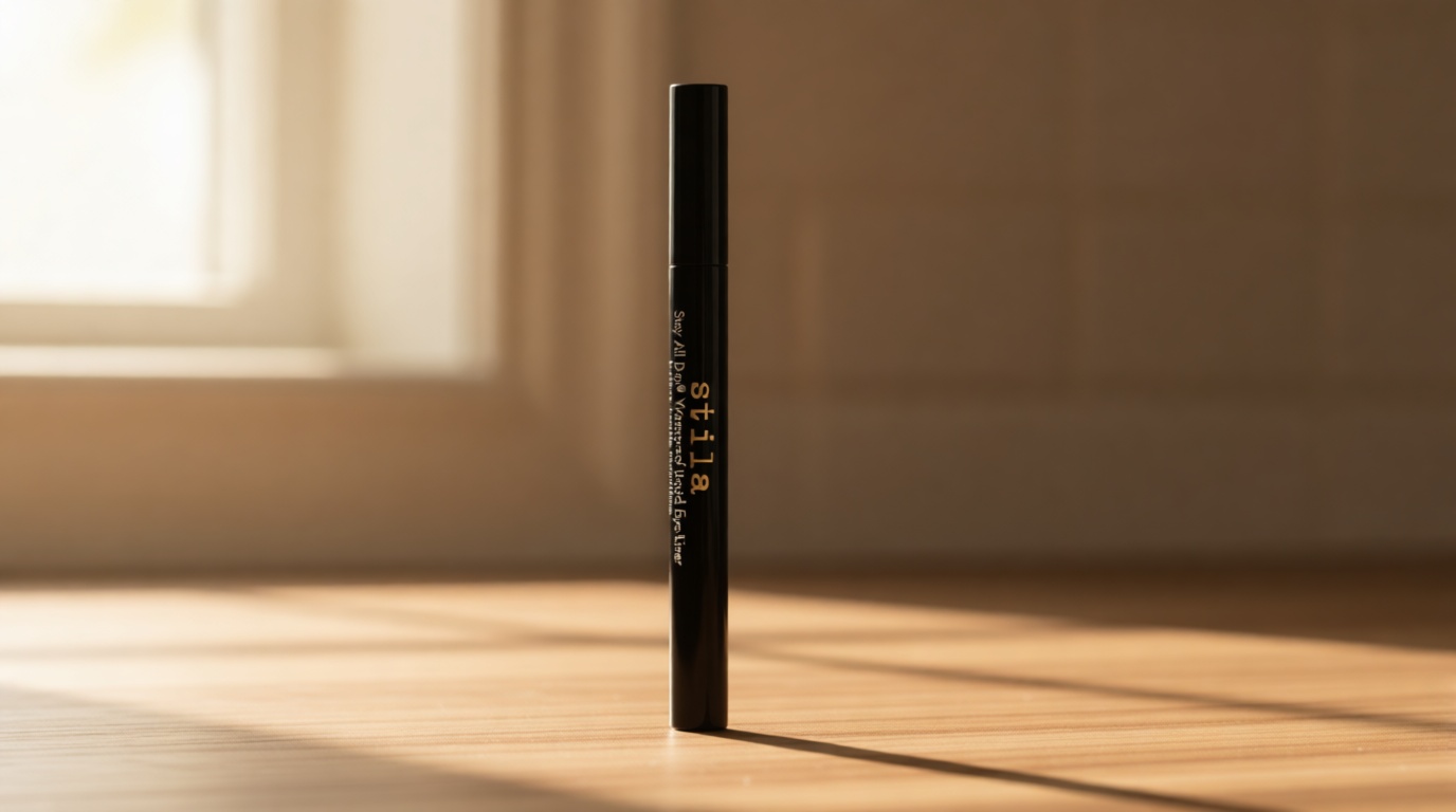 stila Waterproof Liquid Eye Liner, Stay All Day Makeup with Fine Brush Tip Lasting Satin Finish, Smudge-Proof & Transfer-Resistant